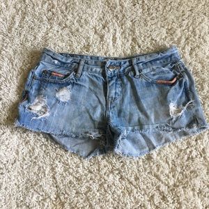 Aeropostale distressed Jean Shorts 1